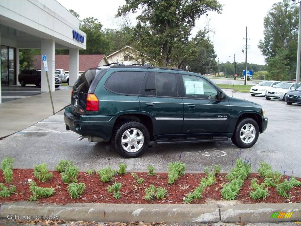 2006 Envoy SLT - Emerald Green Metallic / Light Tan/Ebony Black photo #9