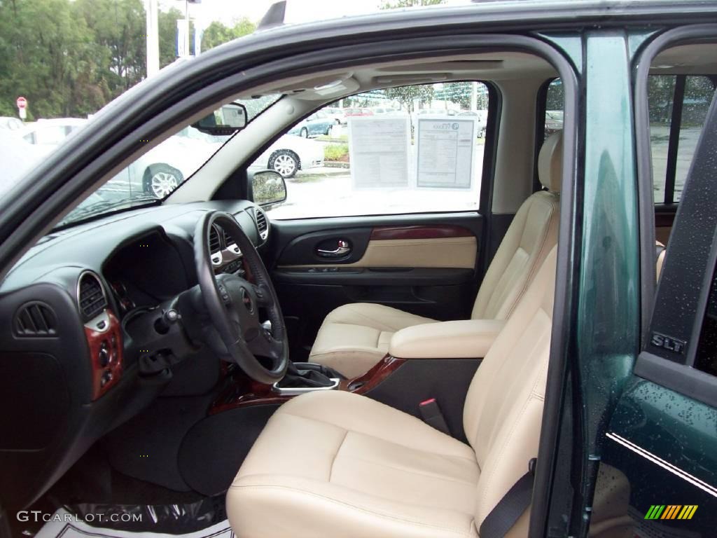 2006 Envoy SLT - Emerald Green Metallic / Light Tan/Ebony Black photo #14