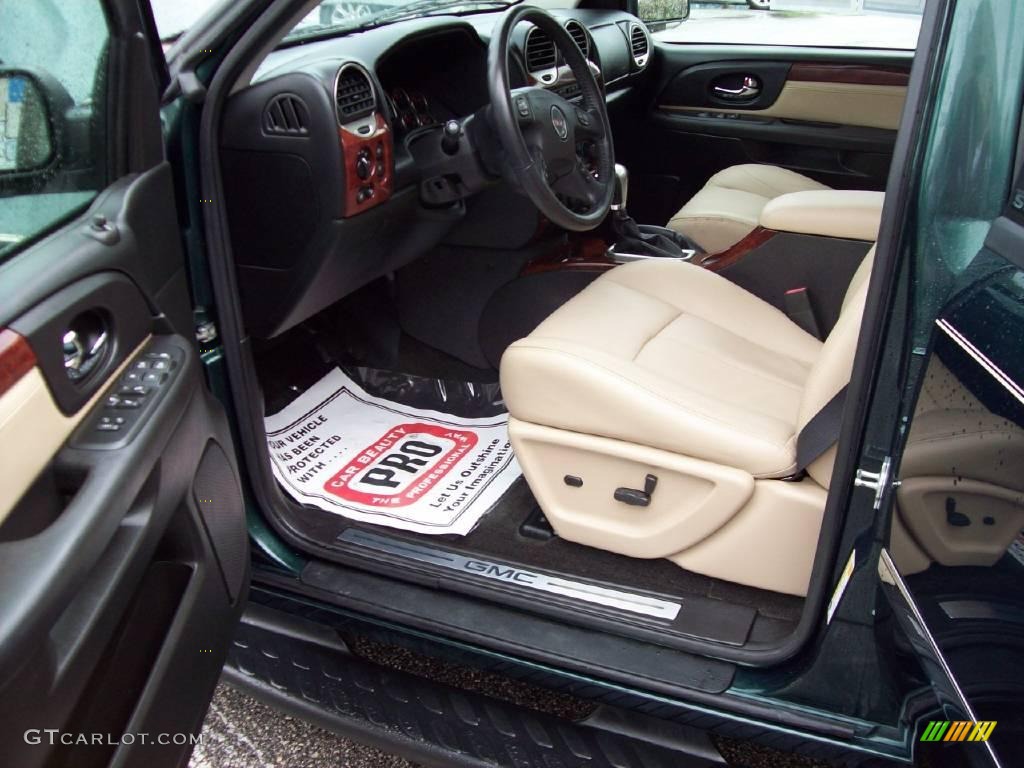 2006 Envoy SLT - Emerald Green Metallic / Light Tan/Ebony Black photo #15
