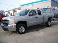 2009 Silver Birch Metallic Chevrolet Silverado 2500HD LT Extended Cab 4x4  photo #1