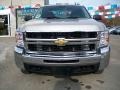 2009 Silver Birch Metallic Chevrolet Silverado 2500HD LT Extended Cab 4x4  photo #2