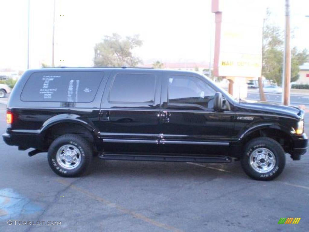 2003 Excursion Limited 4x4 - Black / Medium Parchment photo #1