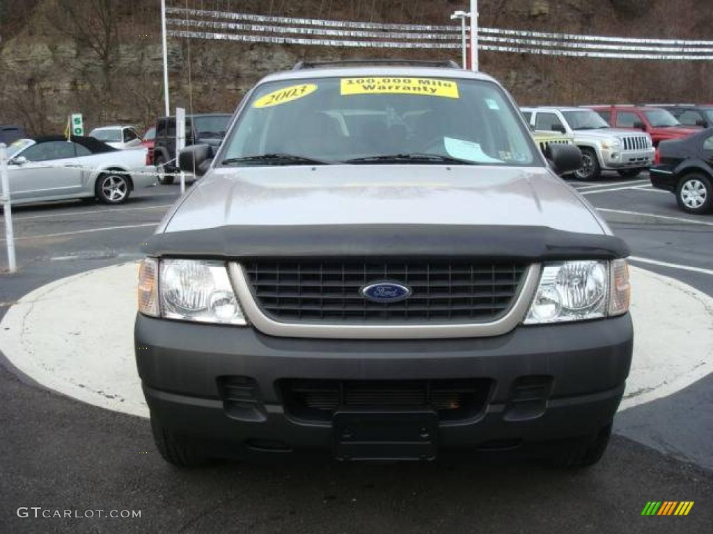 2003 Explorer XLS 4x4 - Silver Birch Metallic / Graphite Grey photo #7