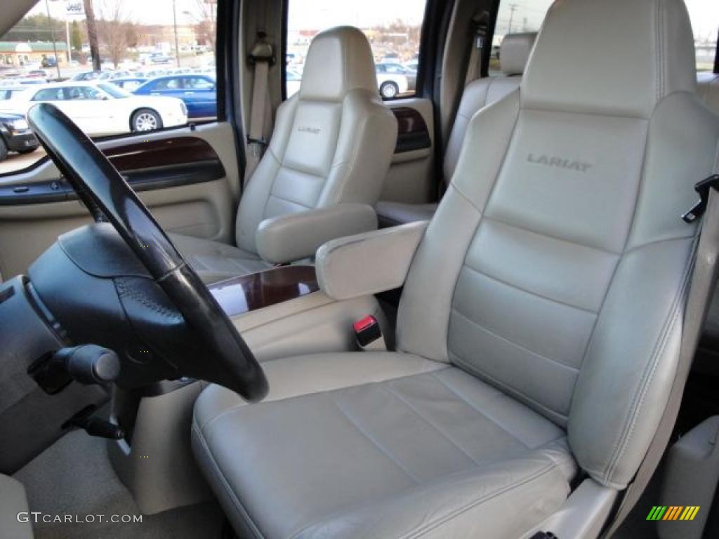 2007 F350 Super Duty Lariat Crew Cab Dually - Medium Wedgewood Blue Metallic / Medium Flint photo #15