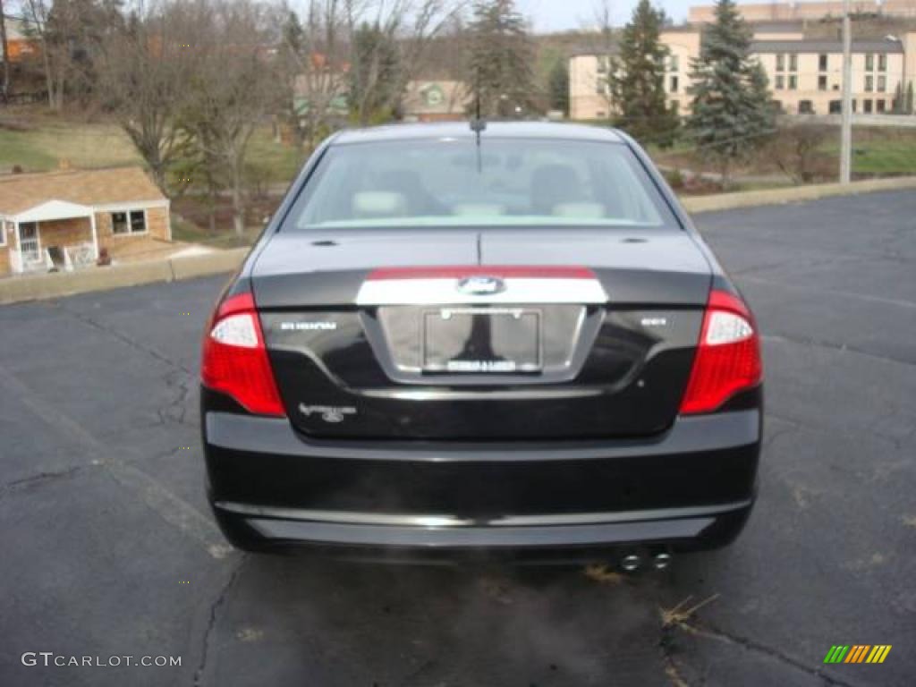 2010 Fusion SEL - Tuxedo Black Metallic / Medium Light Stone photo #4
