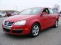 2008 Salsa Red Volkswagen Jetta SE Sedan  photo #1