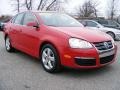 2008 Salsa Red Volkswagen Jetta SE Sedan  photo #7