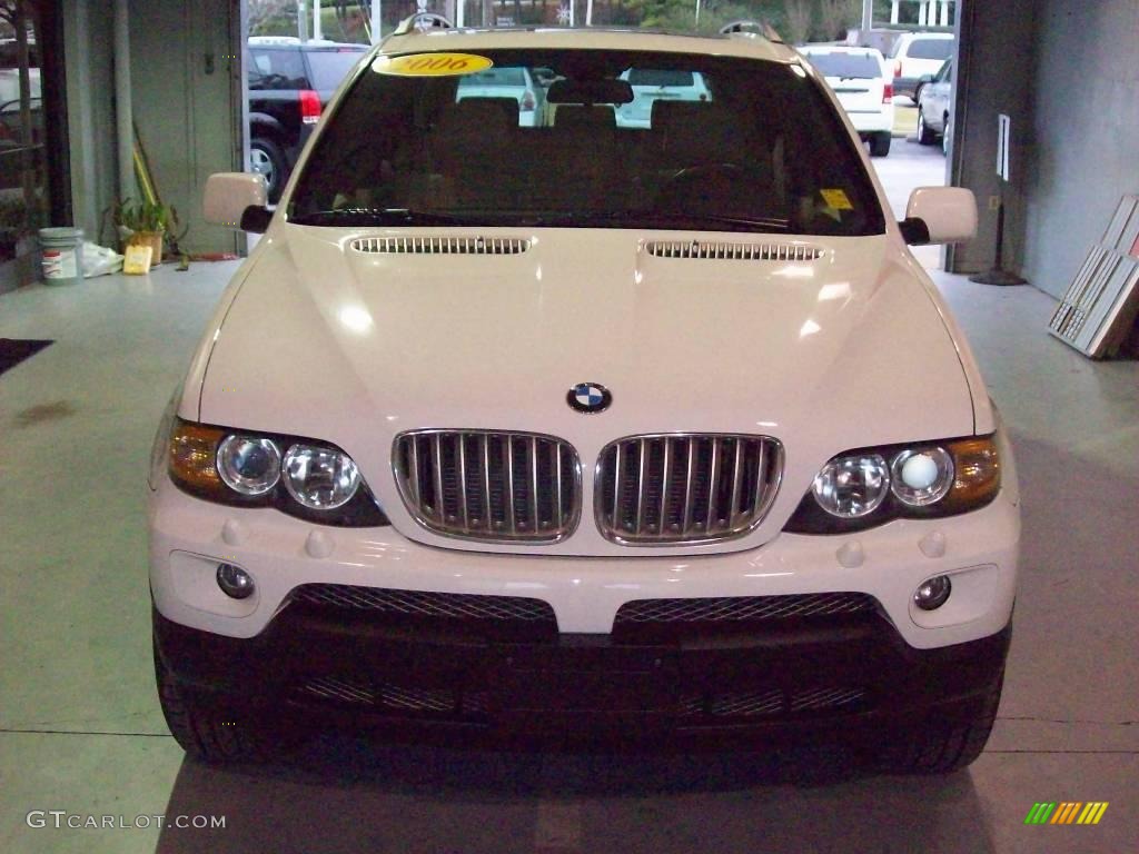 2006 X5 4.4i - Alpine White / Beige photo #2