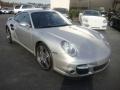 2007 Arctic Silver Metallic Porsche 911 Turbo Coupe  photo #4