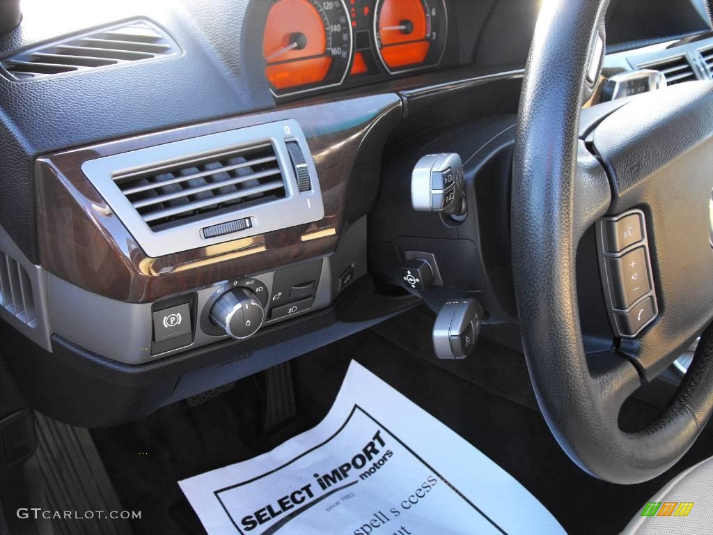 2006 7 Series 750Li Sedan - Titanium Silver Metallic / Basalt Grey/Flannel Grey photo #10