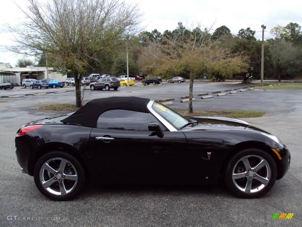 2006 Solstice Roadster - Mysterious Black / Steel/Sand photo #8