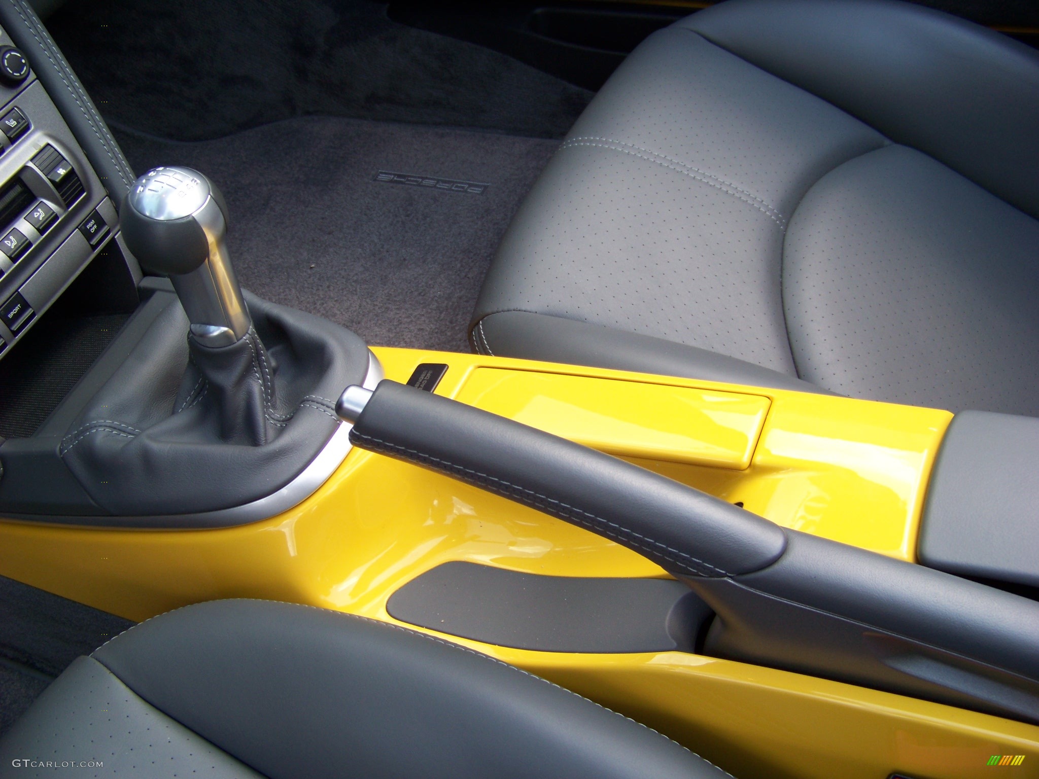 2008 911 Turbo Cabriolet - Speed Yellow / Stone Grey photo #20