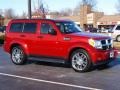 2007 Inferno Red Crystal Pearl Dodge Nitro SLT 4x4  photo #2