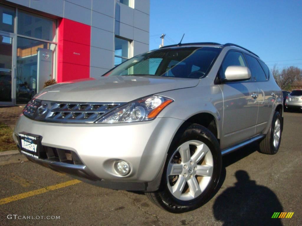 2006 Murano SL AWD - Brilliant Silver Metallic / Charcoal photo #1