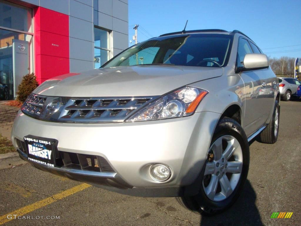 2006 Murano SL AWD - Brilliant Silver Metallic / Charcoal photo #3