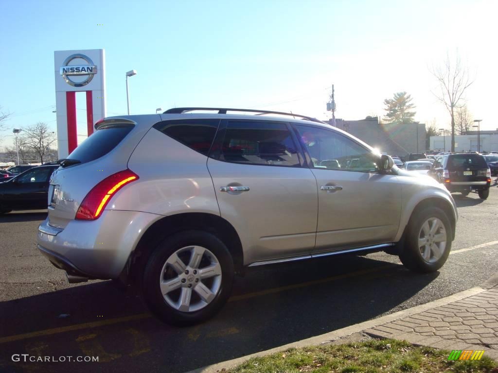 2006 Murano SL AWD - Brilliant Silver Metallic / Charcoal photo #10