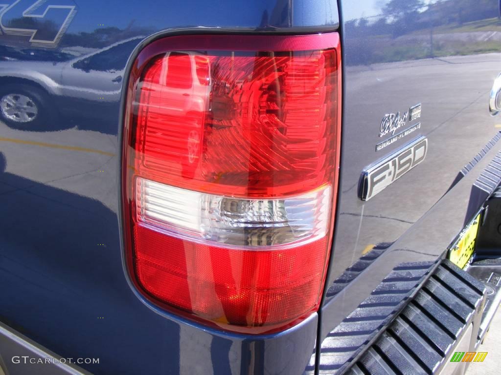 2006 F150 Lariat SuperCrew 4x4 - Medium Wedgewood Blue Metallic / Tan photo #17