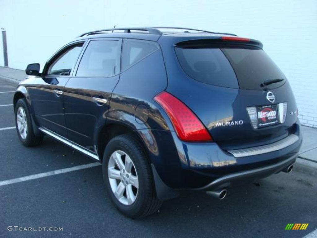 2007 Murano SL AWD - Midnight Blue Pearl / Charcoal photo #4
