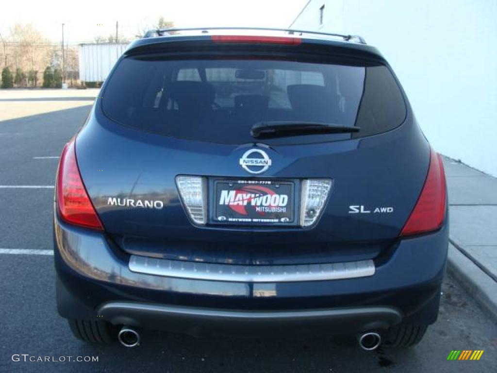 2007 Murano SL AWD - Midnight Blue Pearl / Charcoal photo #5