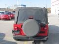 2004 Flame Red Jeep Wrangler X 4x4  photo #5