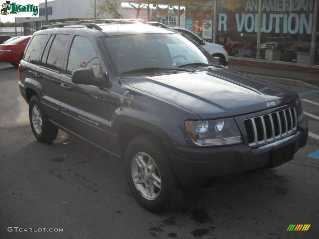 2004 Grand Cherokee Laredo 4x4 - Steel Blue Pearl / Dark Slate Gray photo #1