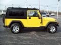 2006 Solar Yellow Jeep Wrangler Unlimited 4x4  photo #3
