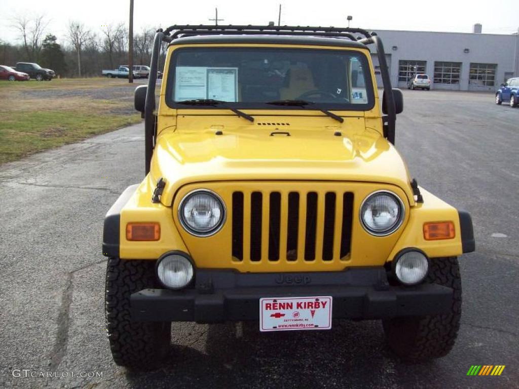 2006 Wrangler Unlimited 4x4 - Solar Yellow / Dark Slate Gray photo #10