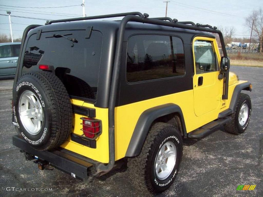 2006 Wrangler Unlimited 4x4 - Solar Yellow / Dark Slate Gray photo #11