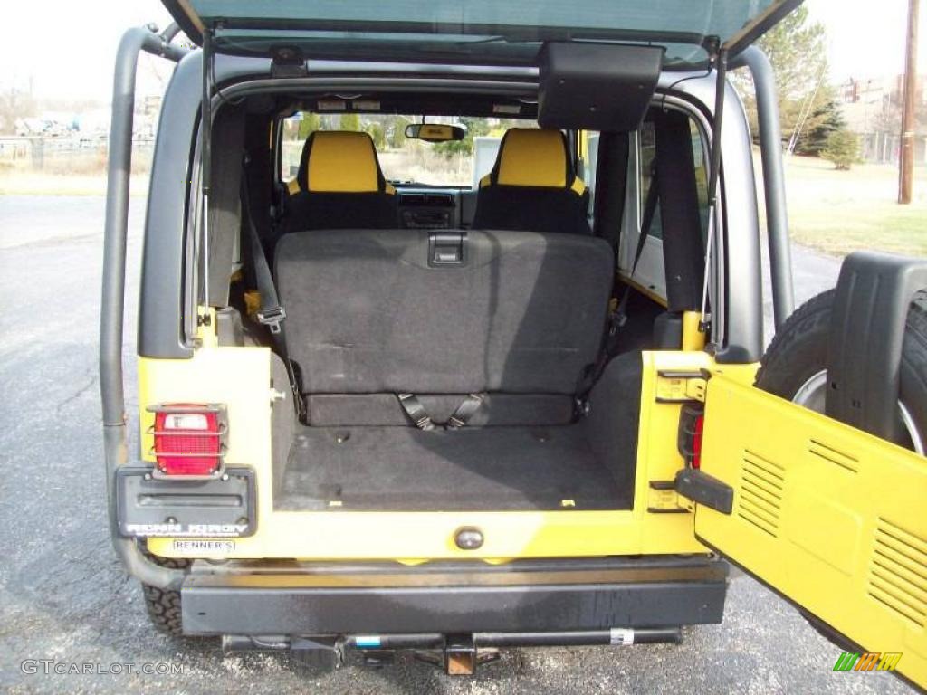 2006 Wrangler Unlimited 4x4 - Solar Yellow / Dark Slate Gray photo #14