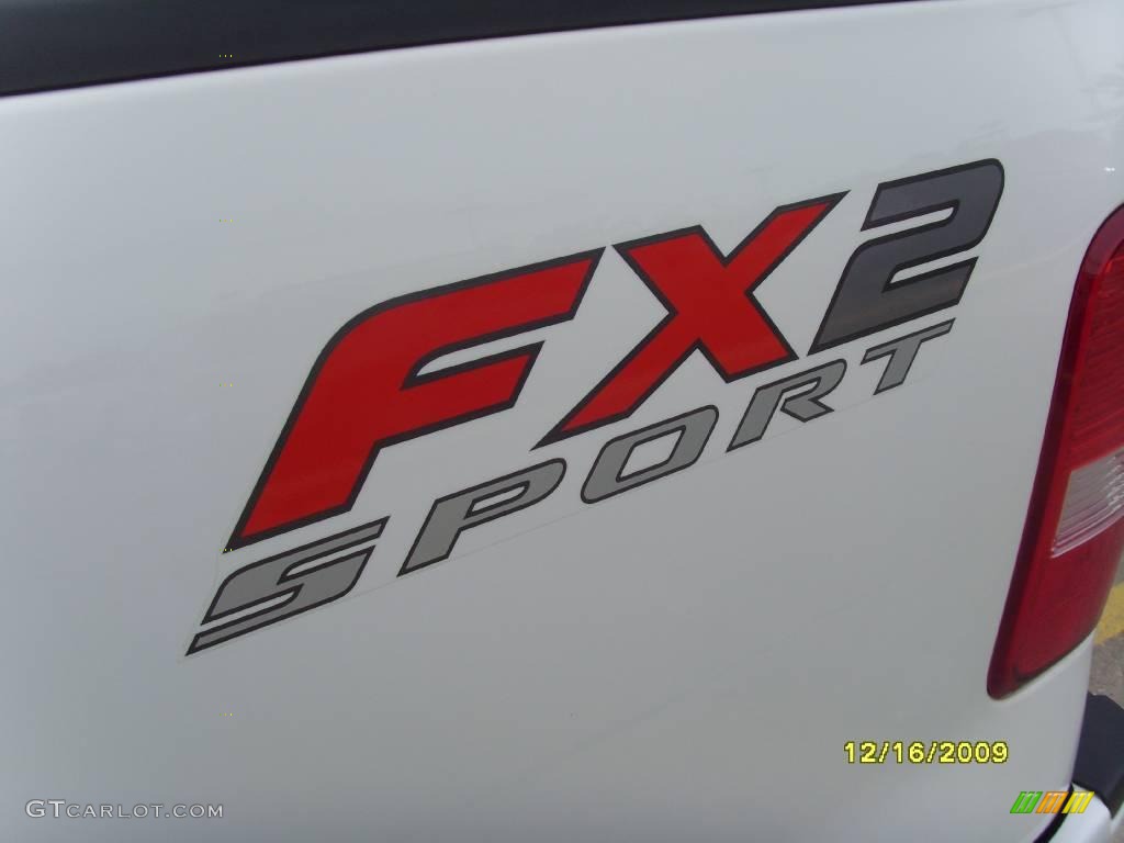 2007 F150 FX2 Sport SuperCrew - Oxford White / Black photo #7