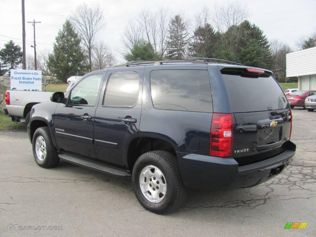 2009 Tahoe LT 4x4 - Dark Blue Metallic / Light Titanium photo #10