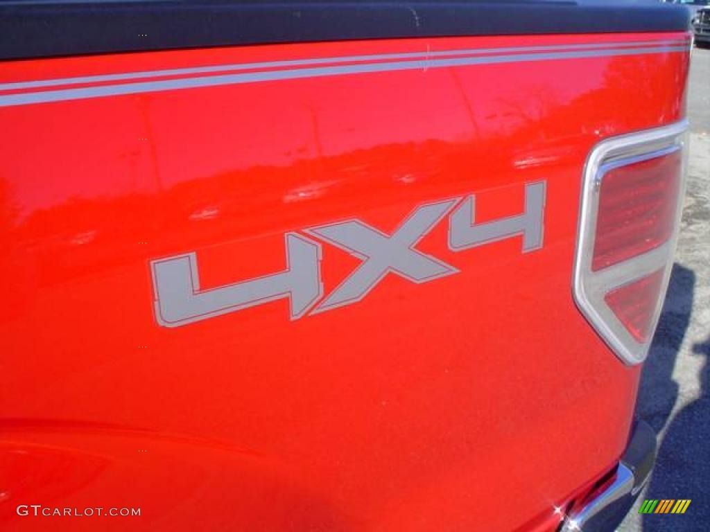 2009 F150 XLT SuperCrew 4x4 - Bright Red / Camel/Tan photo #15