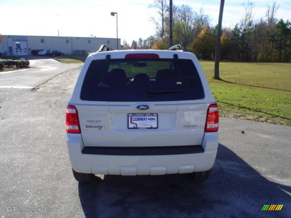 2009 Escape XLT V6 - White Suede / Stone photo #6