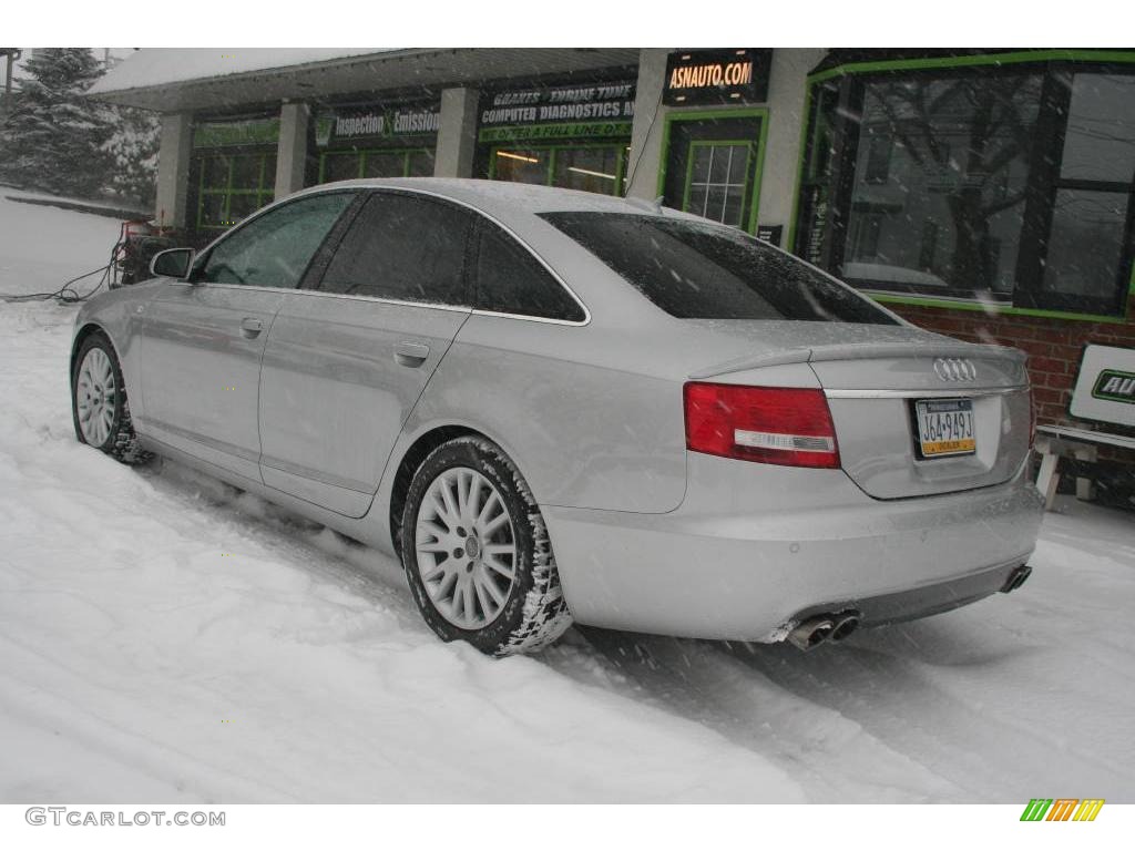2006 A6 4.2 quattro Sedan - Light Silver Metallic / Ebony photo #4