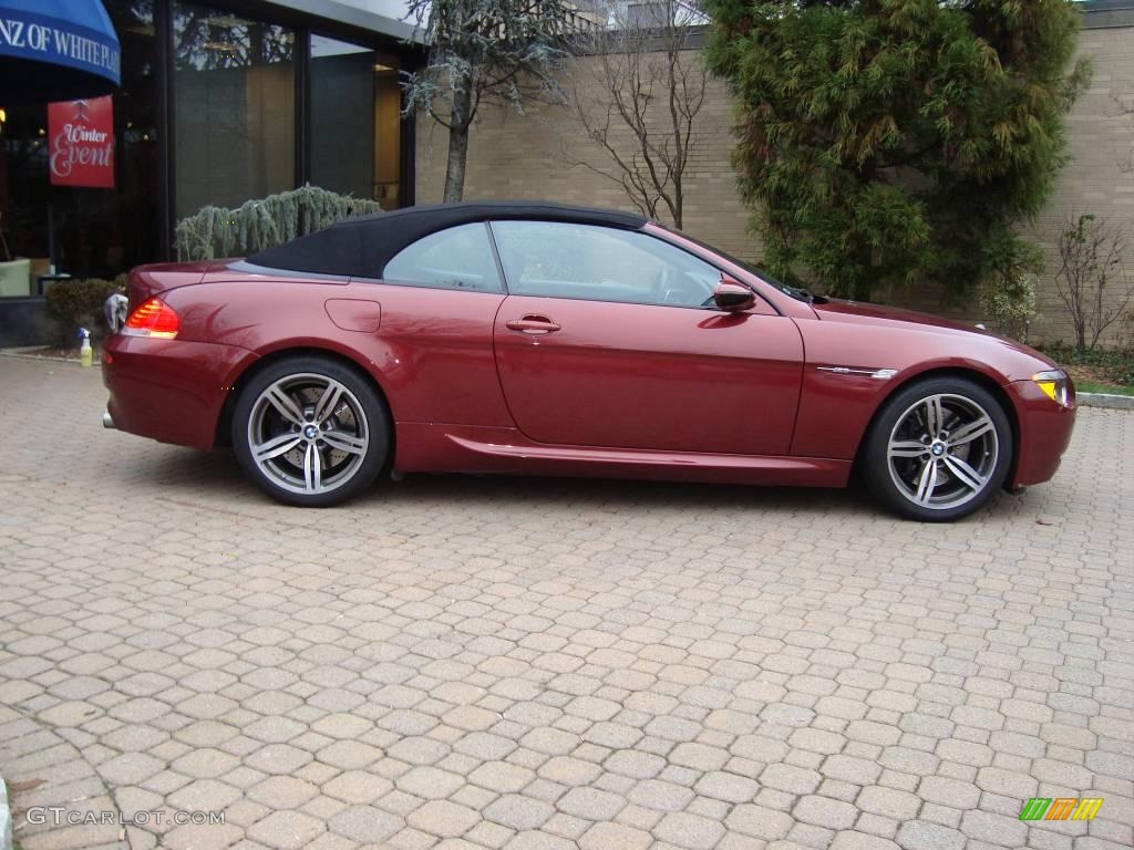 2007 M6 Convertible - Indianapolis Red Metallic / Black photo #6