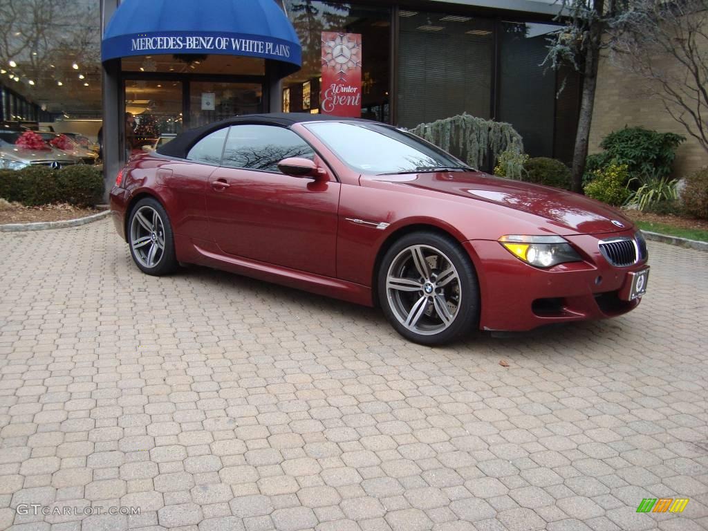 2007 M6 Convertible - Indianapolis Red Metallic / Black photo #7