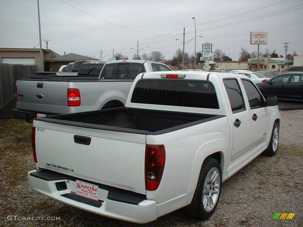 2005 Colorado Xtreme Crew Cab - Summit White / Sandstone photo #5