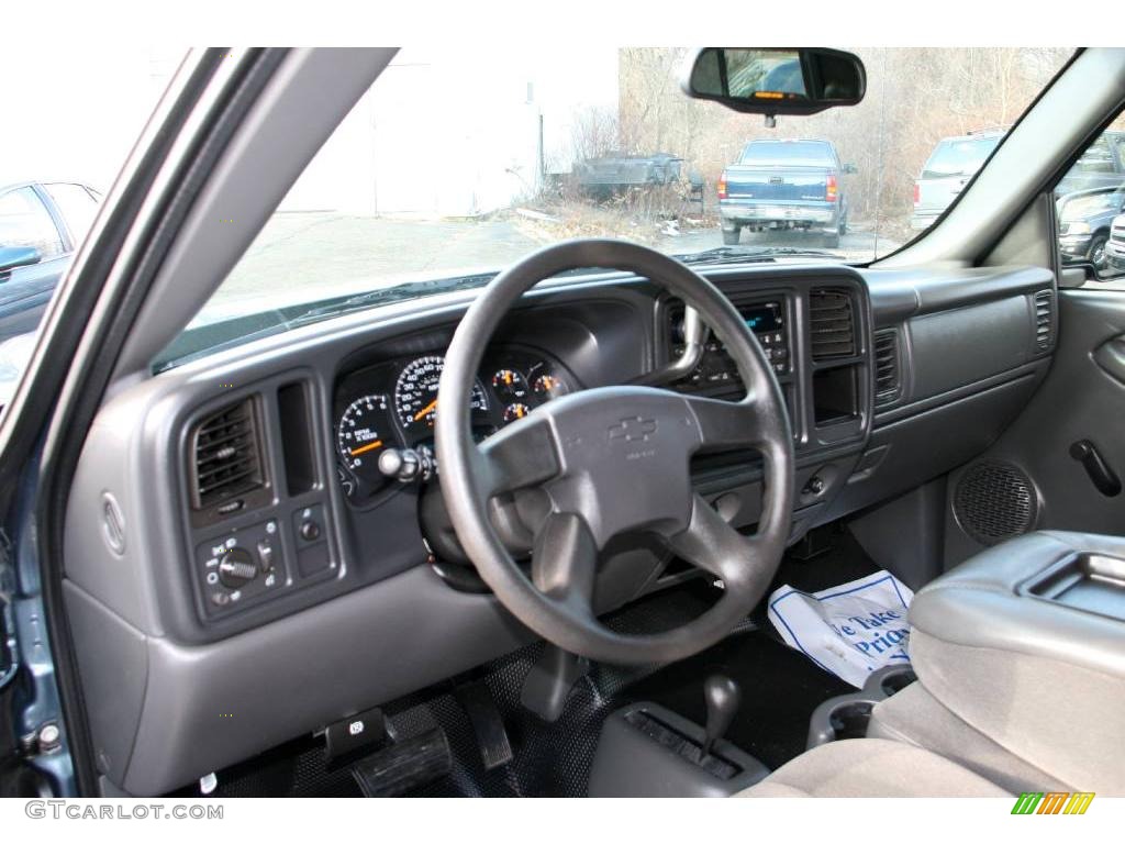 2007 Silverado 1500 Classic Work Truck Extended Cab 4x4 - Blue Granite Metallic / Dark Charcoal photo #8