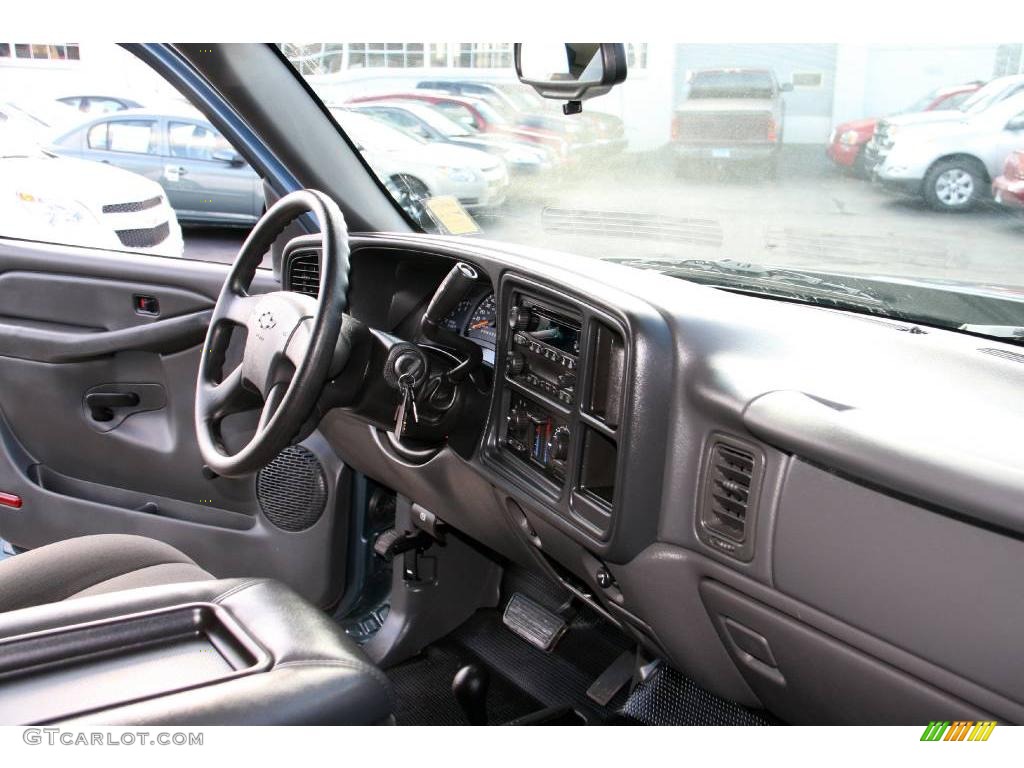 2007 Silverado 1500 Classic Work Truck Extended Cab 4x4 - Blue Granite Metallic / Dark Charcoal photo #9