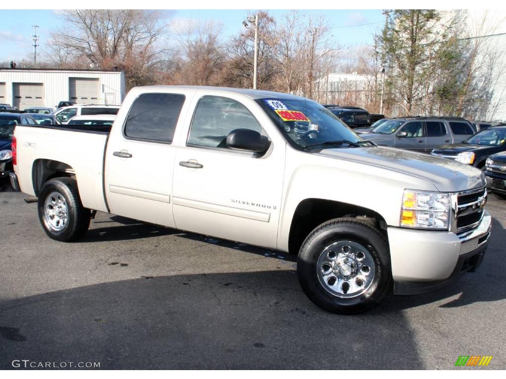 2009 Silverado 1500 LT Crew Cab 4x4 - Silver Birch Metallic / Ebony photo #4