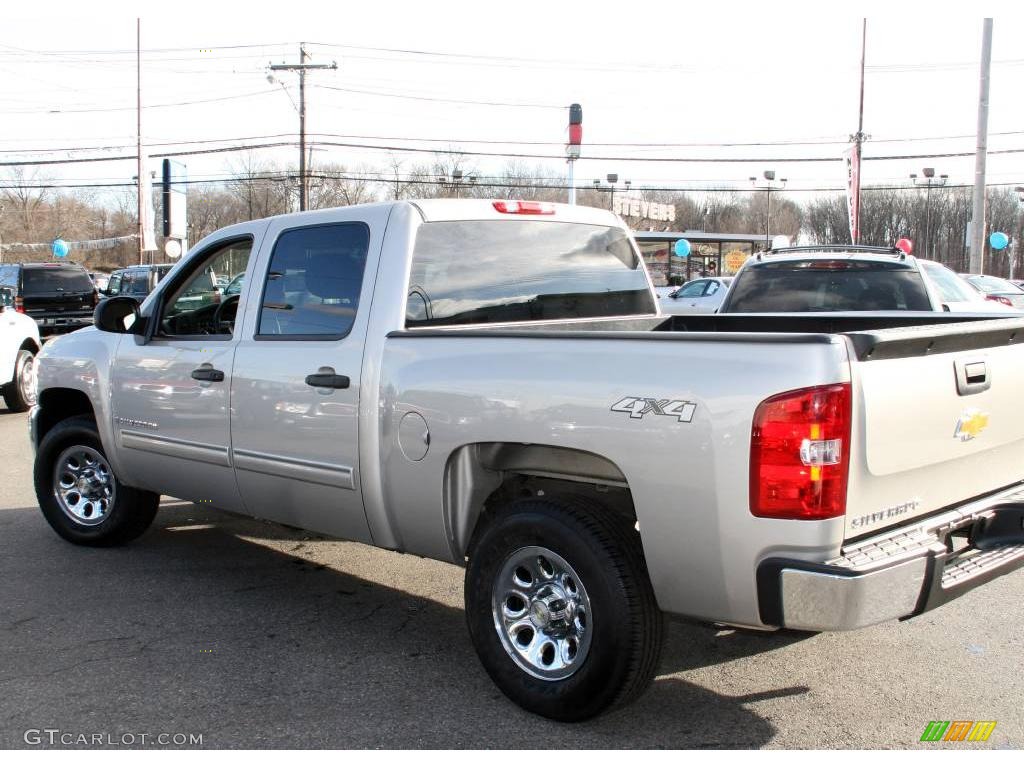 2009 Silverado 1500 LT Crew Cab 4x4 - Silver Birch Metallic / Ebony photo #8