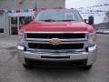 Victory Red - Silverado 3500HD Work Truck Regular Cab 4x4 Dually Photo No. 2
