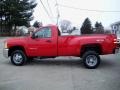 Victory Red - Silverado 3500HD Work Truck Regular Cab 4x4 Dually Photo No. 8