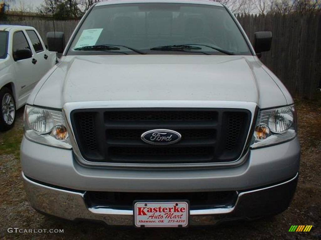2004 F150 XL Regular Cab - Silver Metallic / Dark Flint photo #2