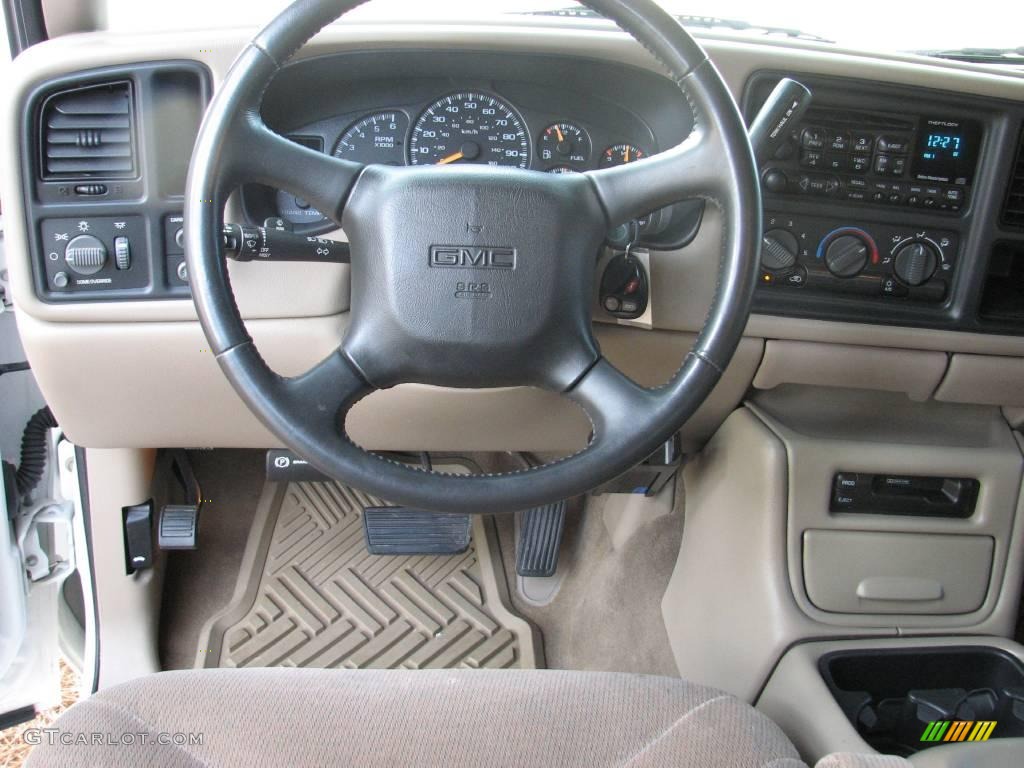 2002 Sierra 2500HD SLE Crew Cab - Summit White / Neutral photo #9