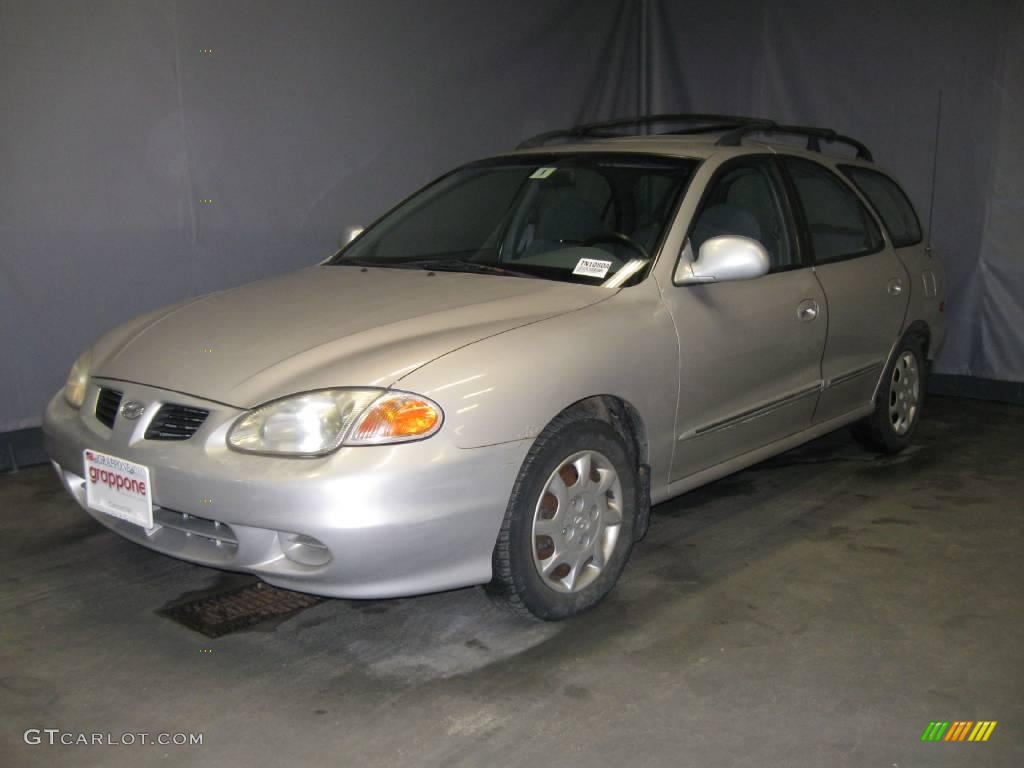 2000 Elantra GLS Wagon - Sandalwood / Gray photo #1