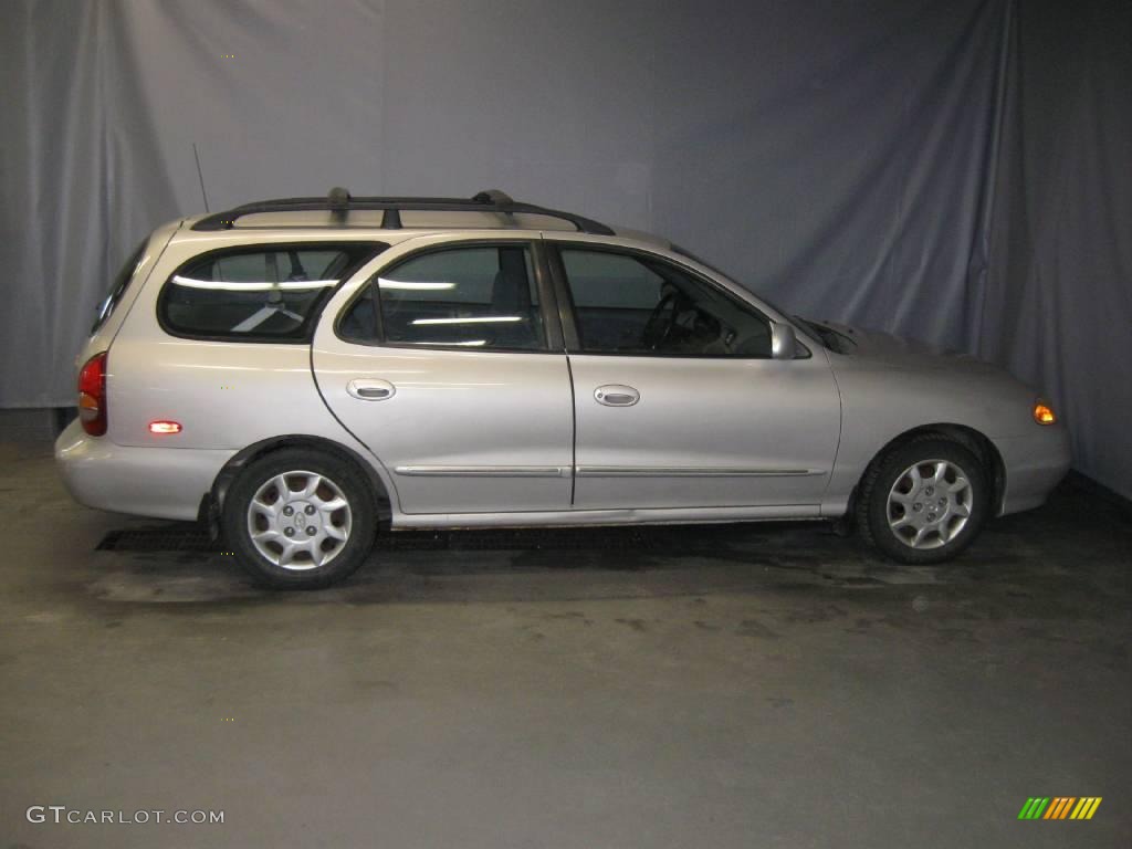 2000 Elantra GLS Wagon - Sandalwood / Gray photo #4