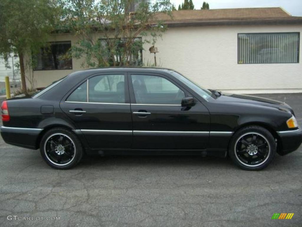 1996 C 280 Sedan - Black / Charcoal photo #3