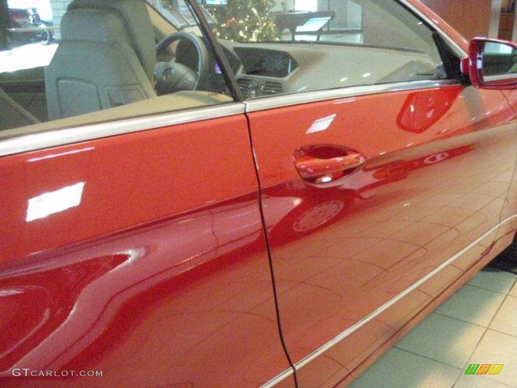 2010 E 350 Coupe - Mars Red / Almond Beige photo #20