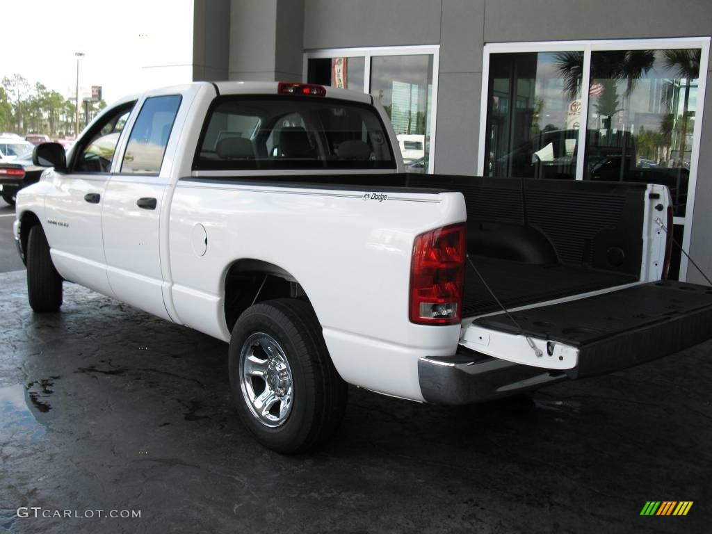 2006 Ram 1500 SLT Quad Cab - Bright White / Medium Slate Gray photo #9